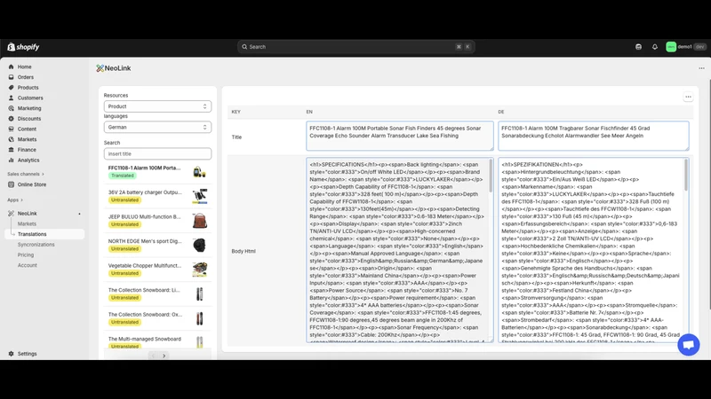 NeoLink AI Language Translate