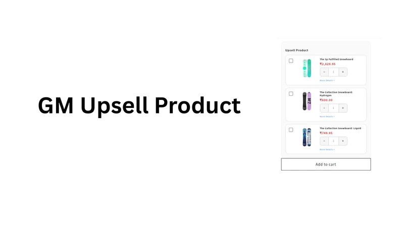 GM Upsell Product