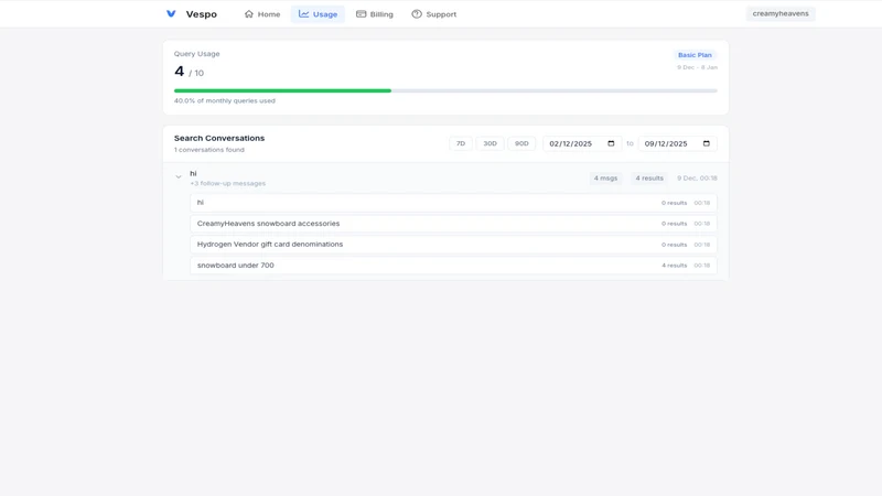 Vespo ‑ Smart AI Search