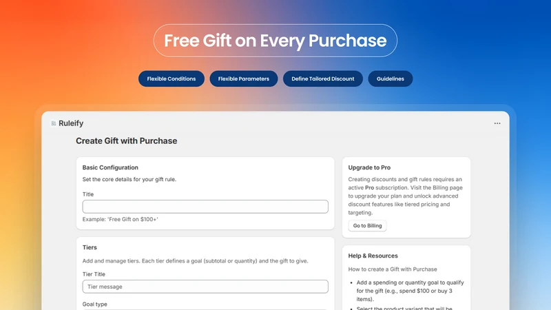 Ruleify: All‑in‑One Discounts