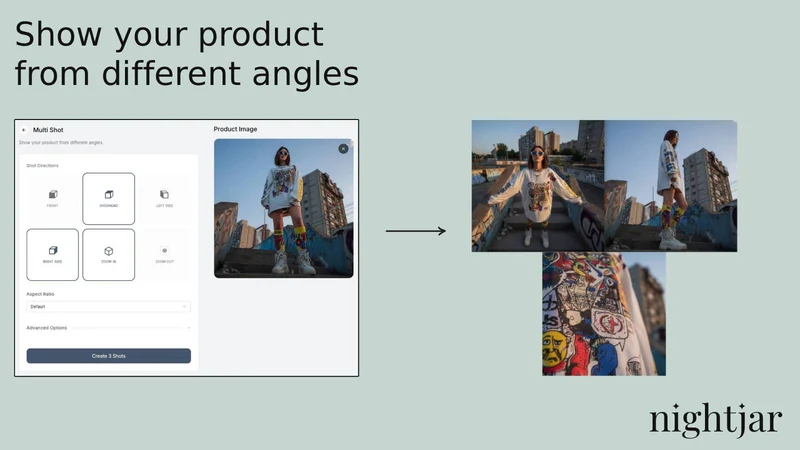Nightjar: AI Product Photos