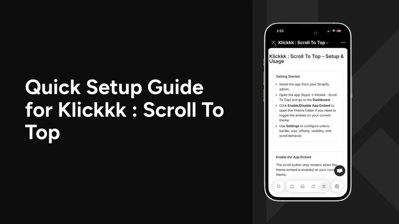 Klickkk : Scroll To Top