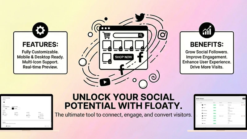 Floaty Icons & Social Buttons