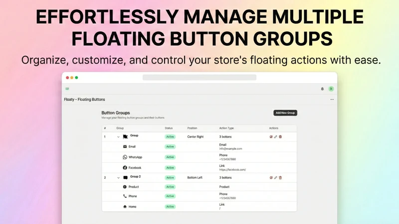 Floaty Icons & Social Buttons