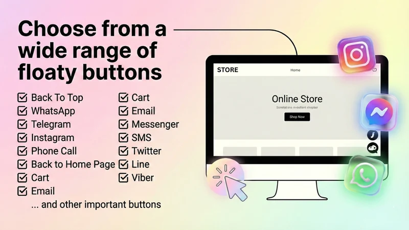 Floaty Icons & Social Buttons