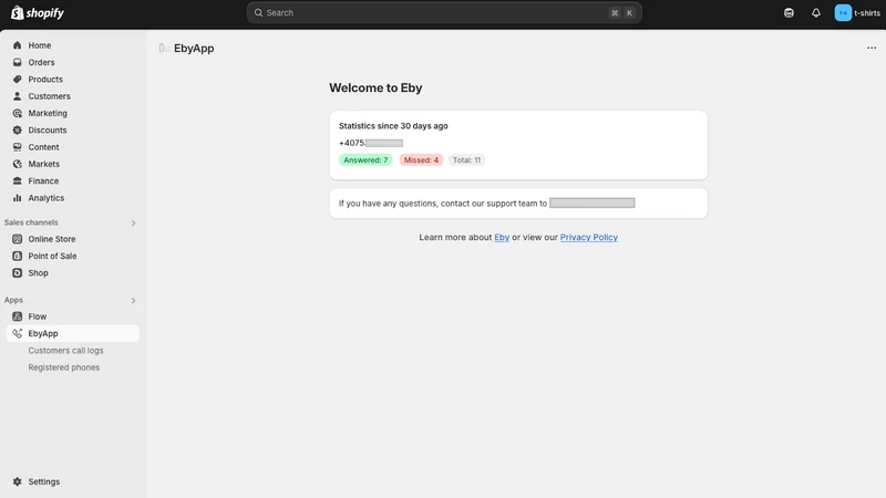 Eby ‑ Phone Orders by Call