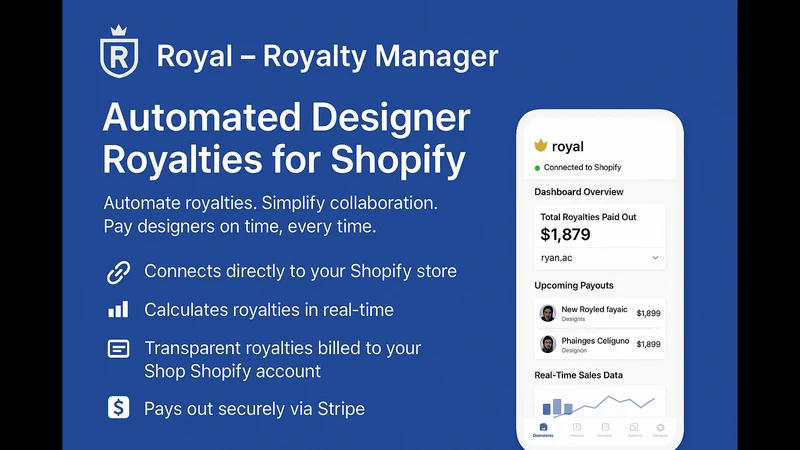 Royal ‑ Royalty Manager