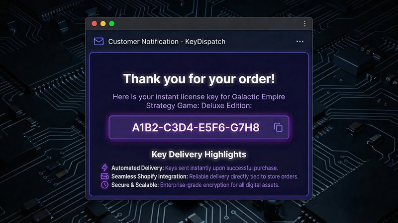 KeyDispatch: Auto License Keys