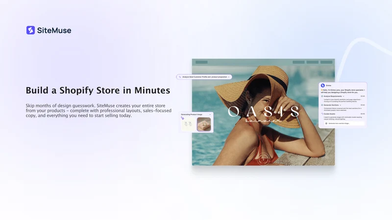 SiteMuse Landing Page Builder