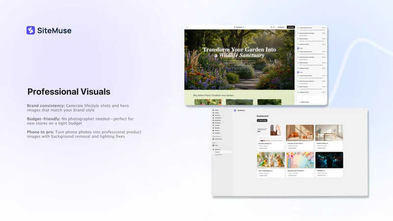 SiteMuse Landing Page Builder