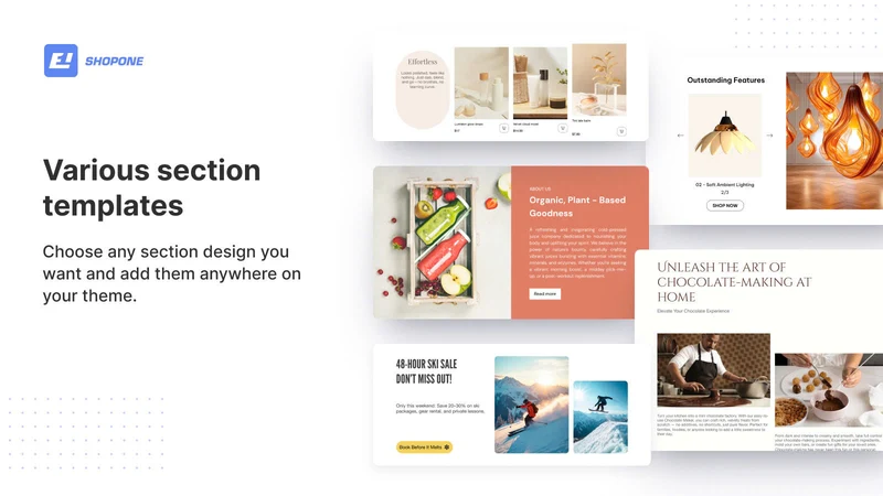 ShopOne Landing Page Builder