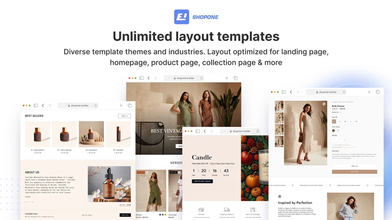 ShopOne Landing Page Builder