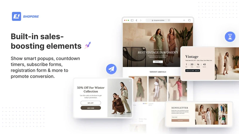 ShopOne Landing Page Builder