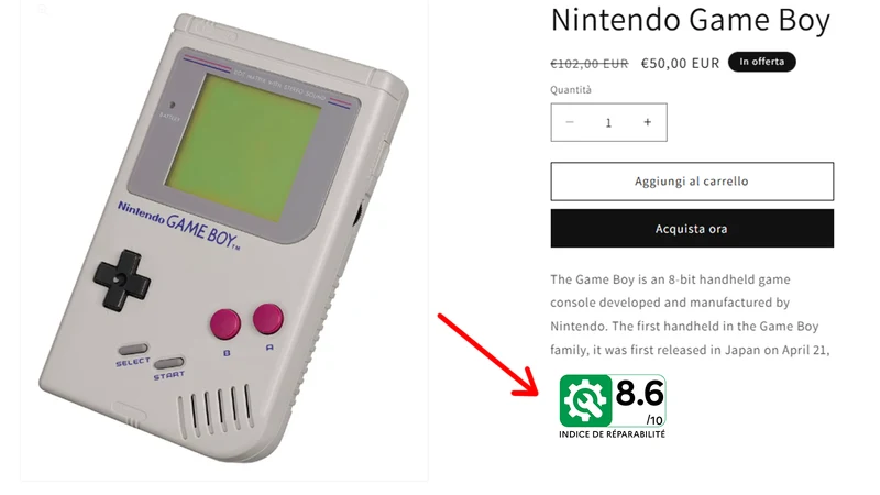 Indice de réparabilité