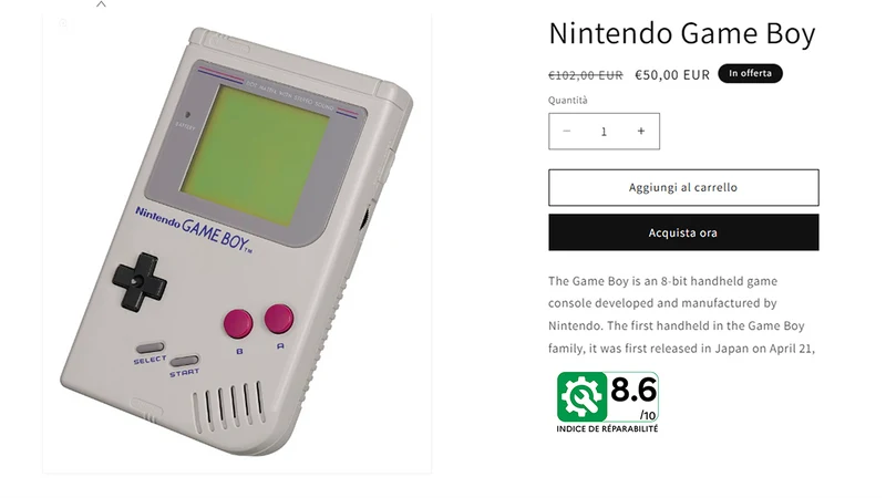Indice de réparabilité