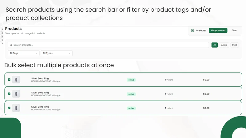 MergeMaster ‑ AI Product Merge