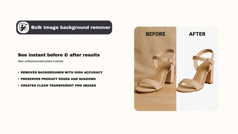 Bulk Image Background Removal
