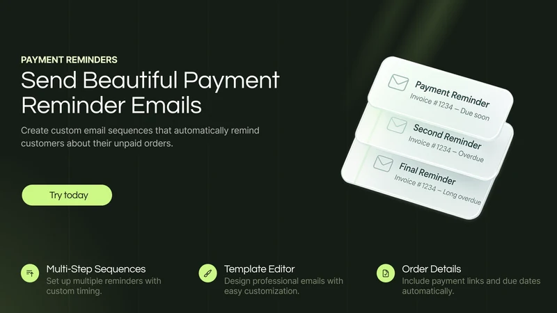 Remindly ‑ Payment Reminders