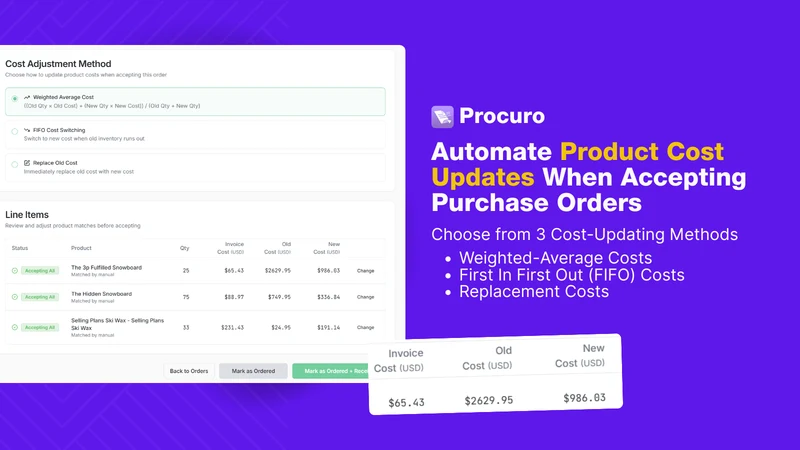 Procuro | Auto Purchase Orders