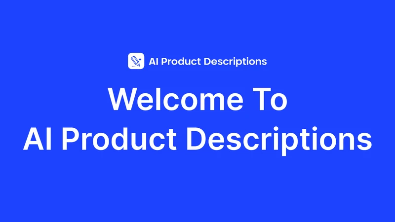AI Product Descriptions Writer