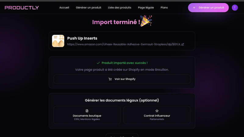 Productly ｜AI Store‑Builder