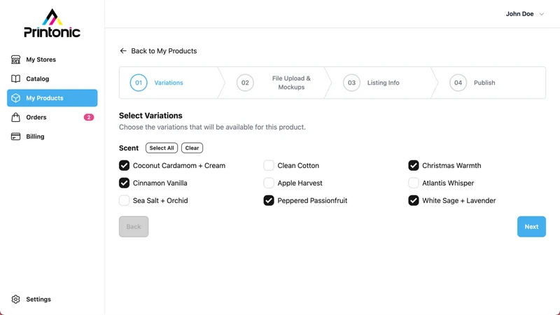 Printonic: Print on Demand