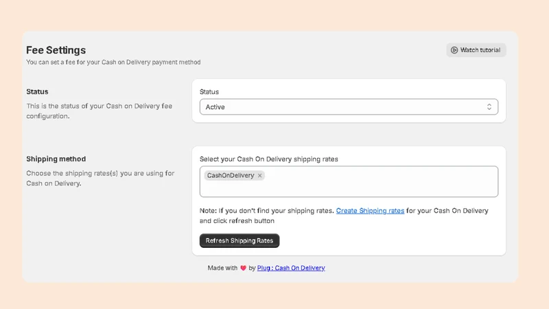 Plug : Cash On Delivery