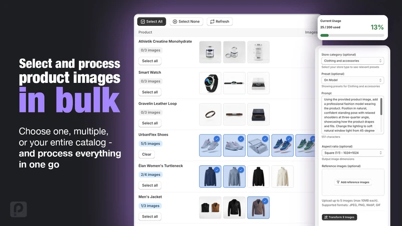 Phora AI Product Images