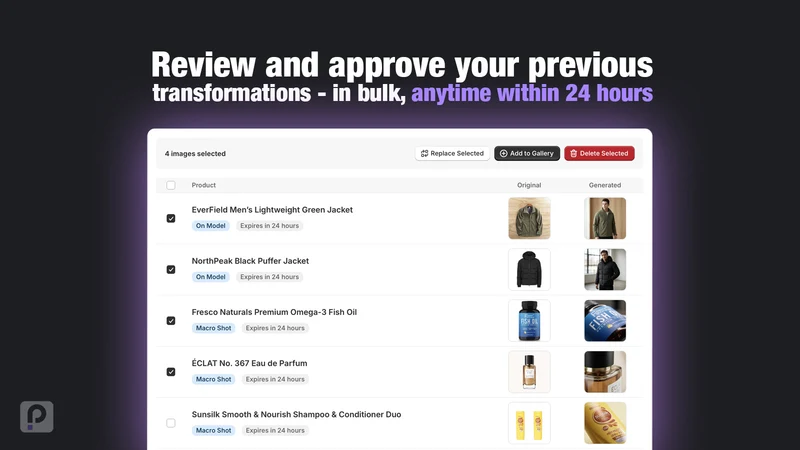Phora AI Product Images