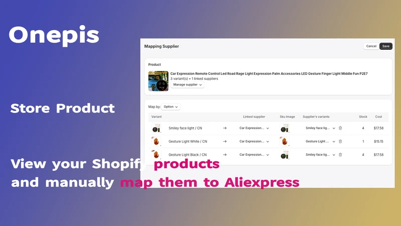Onepis‑AliExpress Dropshipping
