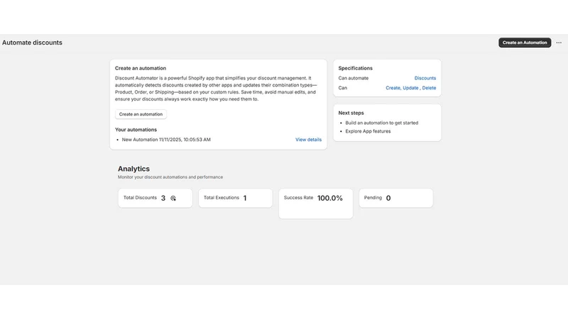 Discountify Automation