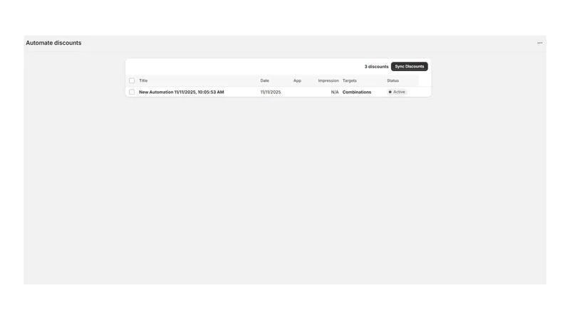 Discountify Automation