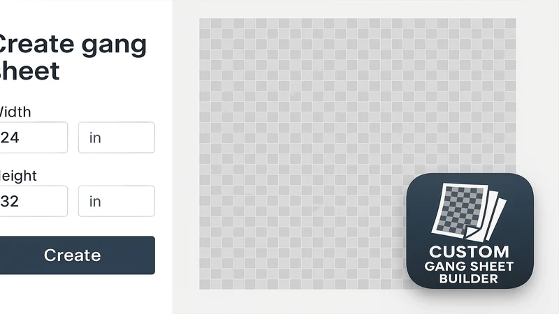 Custom Gang Sheet App
