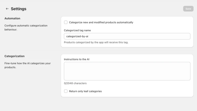 Categorify ‑Product Classifier