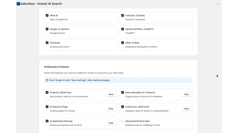 indexAIze ‑ AI Discovery & SEO