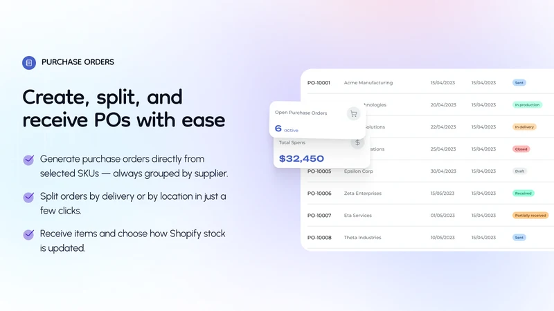 Forstock Inventory Management