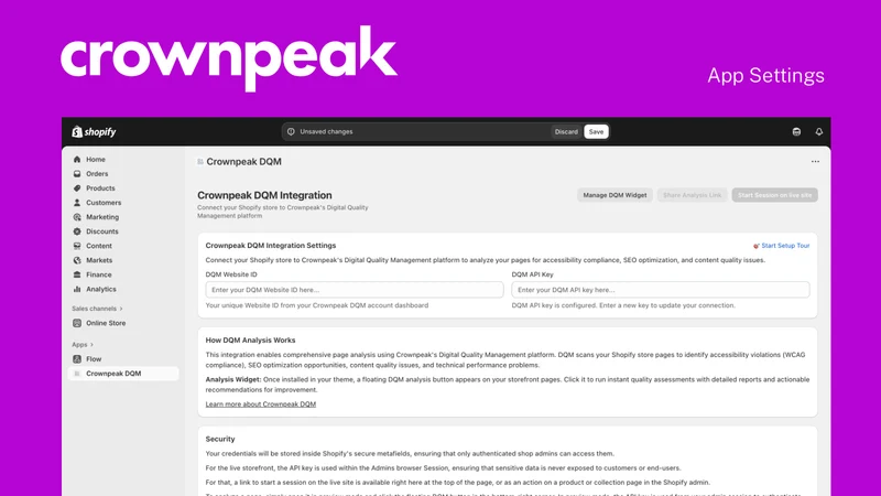 Crownpeak DQM