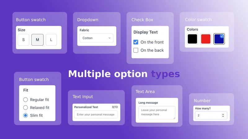 Flux Product Option Variants