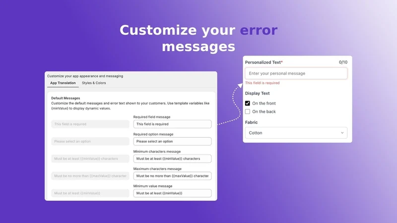 Flux Product Option Variants
