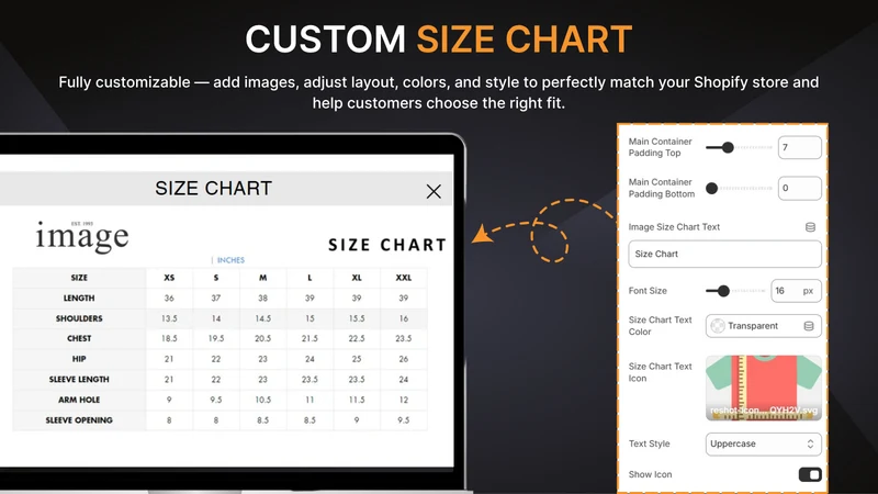 Sale Star: Size Chart & Nudges