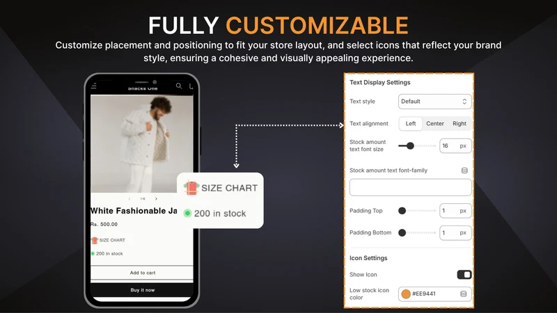 Sale Star: Size Chart & Nudges