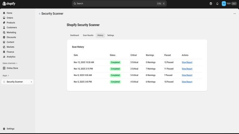 Store Health: Audit & Fix