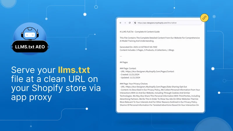 LLMs.txt AEO Optimizer