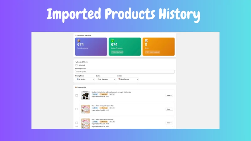 Ecopy: Import & Copy Products