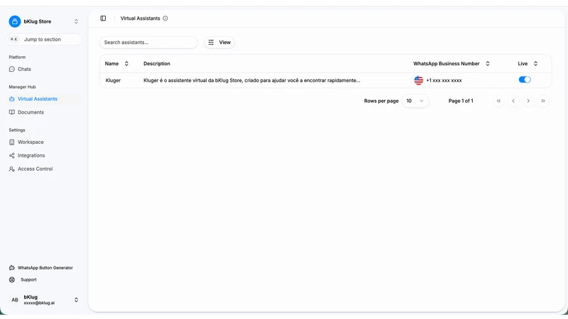 bKlug: WhatsApp AI Sales