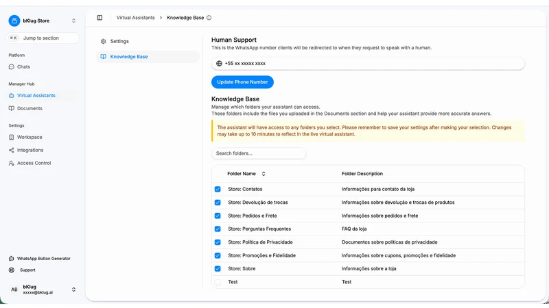 bKlug: WhatsApp AI Sales
