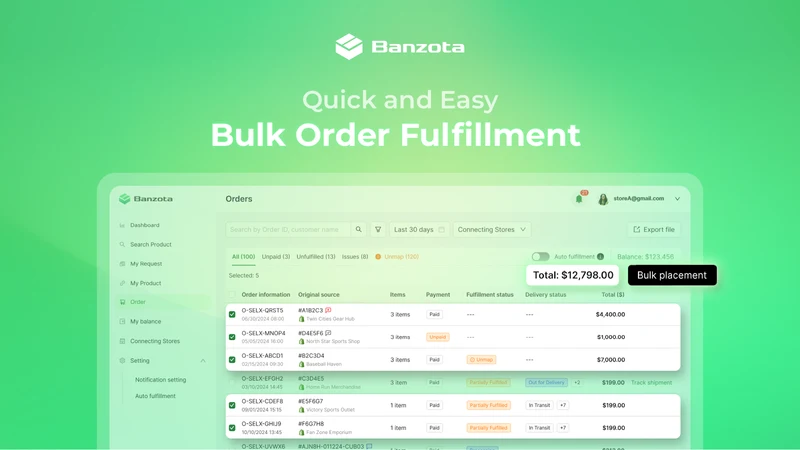 Banzota Fulfillment