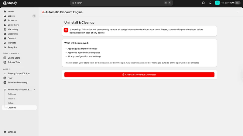 Automatic Discount Engine