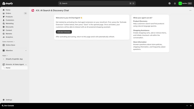K AI Search Shopping Assistant