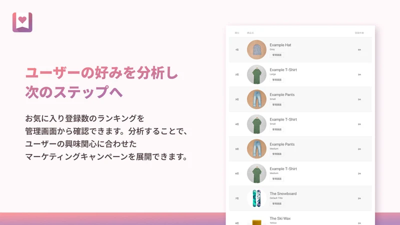 お気に入り｜CI‑Wishlist